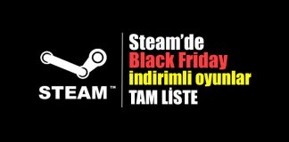 Black Friday Steam indirime giren oyunlar indirim