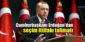 Erdoğan'dan AK Parti için seçim ittifakı talimatı
