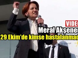 Meral Akşener: İyi Parti kuruldu 29 Ekim'de kimse hastalanmadı!