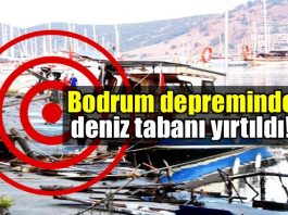 Çarpıcı deprem raporu: Bodrum deniz tabanı yırtıldı!