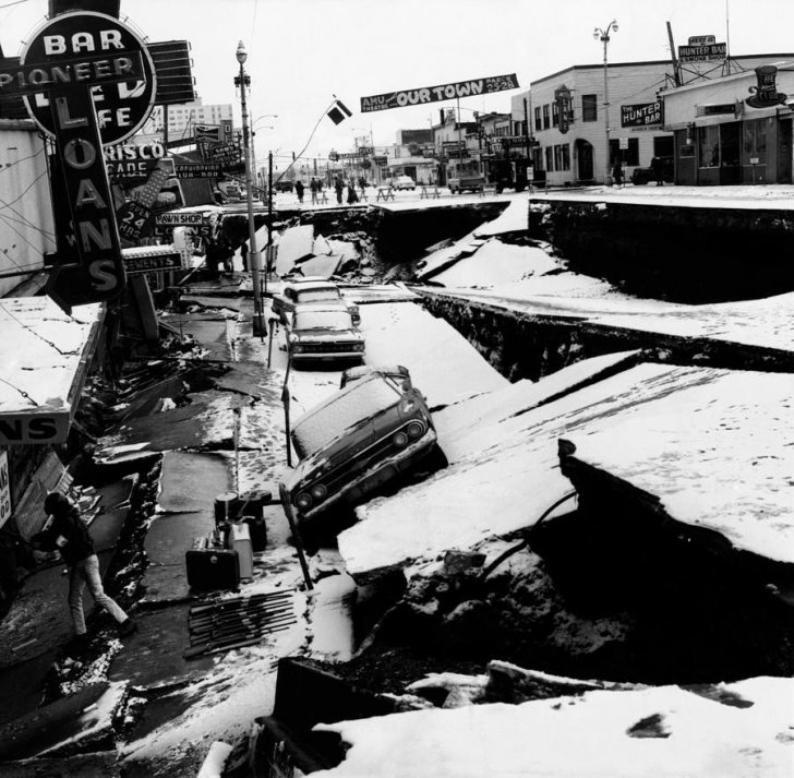 alaska deprem 1964 earthquake tsunami