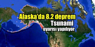 alaska deprem tsunami 8.2 earthquake