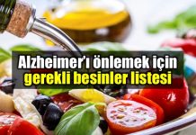 Alzheimer’dan korunmak için besinler listesi ve öneriler