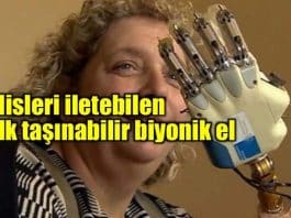 Hisleri iletebilen ilk taşınabilir biyonik el geliştirildi