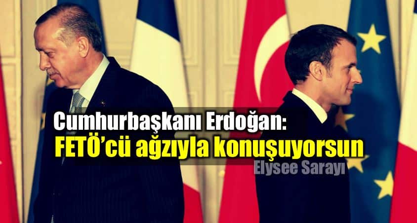 Erdoğan ile Macron görüşmesi