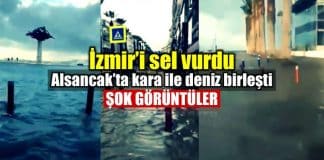 İzmir izmir sel alsancak konak görüntüler video