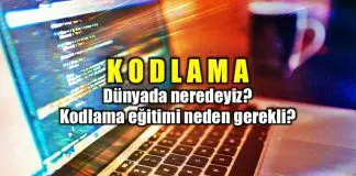Kodlama konusunda dünyada neredeyiz? Kodlama eğitimi konusunda dünyada neredeyiz?
