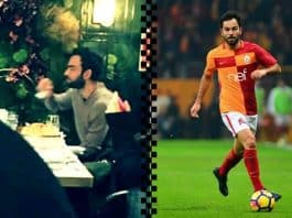 Galatasaraylı Selçuk İnan rakı içerken görüntülenmiş ne büyük facia!