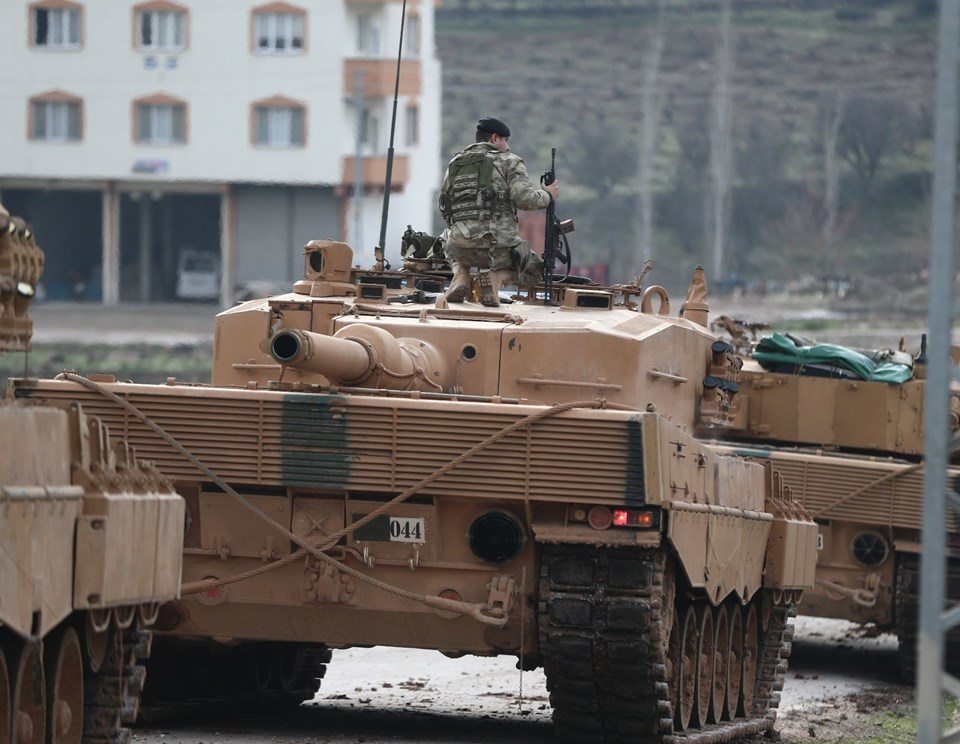 afrin zeytin dalı harekatı tsk türk askeri tanklar