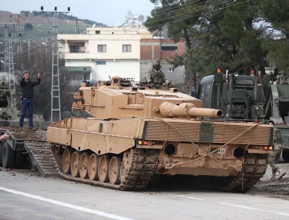 afrin zeytin dalı harekatı tsk türk askeri tanklar