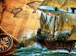 Cesur denizcilerin çağı eski gemiler macellan vasko de gama kolomb