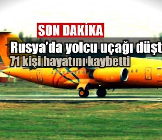 Rusya moskova Saratov Havayolları yolcu uçağı düştü