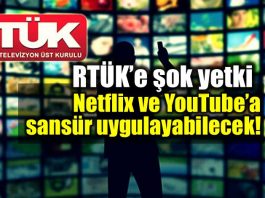 RTÜK Netflix ve YouTube sansür spotify blutv puhutv