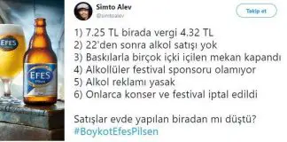 Tuncay Özilhan: Evde bira yapmak vergi kaybına neden oluyor! boykotefespilsen efes pilsen boykotu