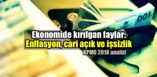 2018 ekonomide kırılgan faylar: Enflasyon, cari açık ve işsizlik