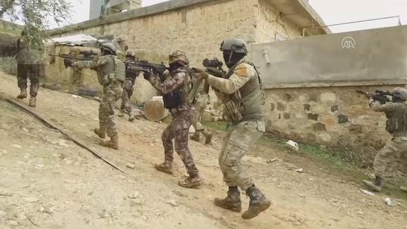 JÖH ve PÖH Afrin jandarma polis özel harekat zeytin dalı harekatı ilk görüntüler