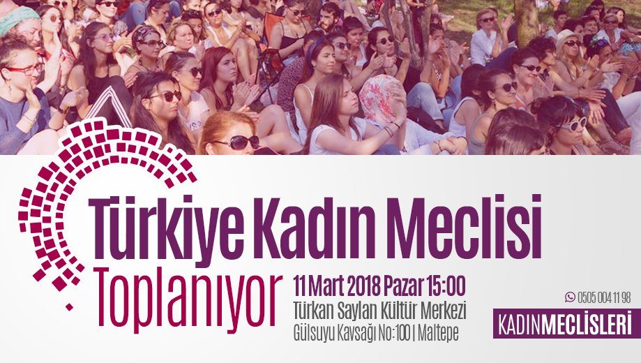 türkiye kadın meclisi toplanıyor