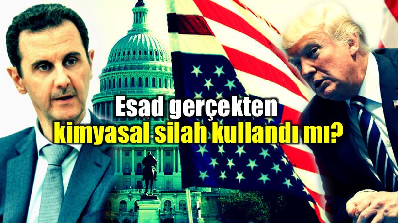 Esad Suriye'de kimyasal silah kullandı mı? Katil ABD iş başında!