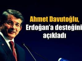 Ahmet Davutoğlu Erdoğan ve AK Parti'ye destek