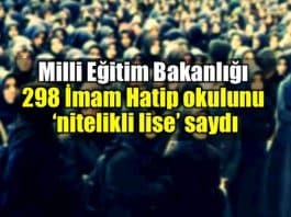 MEB 2018 lise giriş sınavı düzenlemesi: İmam Hatip Liseleri imam hatip nitelikli