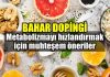 Metabolizmayı hızlandırmak için bahar dopingi! Metabolizmayı hızlandırmak için bahar dopingi öneriler