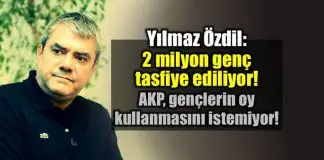 Yılmaz Özdil: 2 milyon genç AKP tarafından tasfiye ediliyor! Yılmaz Özdil: 2 milyon genç AKP tarafından tasfiye ediliyor!
