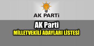 24 Haziran AK Parti milletvekili adayları tam liste