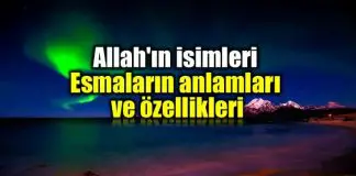 Allah’ın isimleri: Esmaların anlamları ve özellikleri Allah ın isimleri Esmalar anlamları ve özellikleri