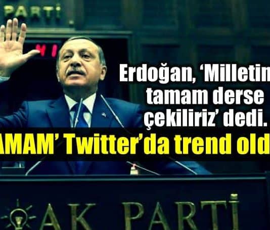 Erdoğan: Milletimiz 'tamam' derse, kenara çekiliriz