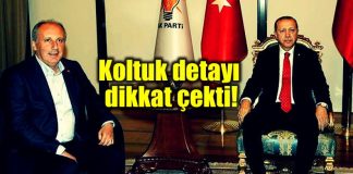 Erdoğan - Muharrem ince görüşmesi: Koltuk detayı dikkat çekti!