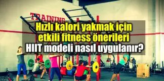 Hızlı kalori yakmak için etkili fitness önerileri: HIIT modeli