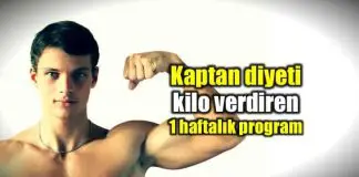 Kaptan diyeti nedir? 1 haftalık program nasıl yapılır? Kaptan diyeti nedir? 1 haftalık program nasıl yapılır?