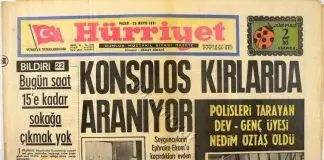 Bir apartmanın filmi çekilesi hikayesi mahir çayan Efraim Elrom kaçırılması hürriyet gazete manşetleri