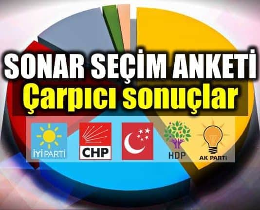 SONAR 24 Haziran seçim anketi sonuçları son anketler