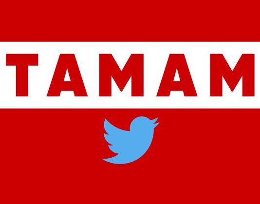 tamam trendi sosyal medya twitter
