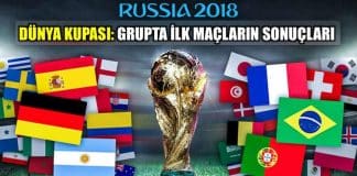 Dünya Kupası 2018: Grupta ilk maç sonuçları
