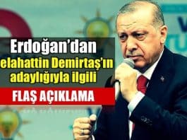 Erdoğan Selahattin Demirtaş cumhurbaşkanlığı adaylığı