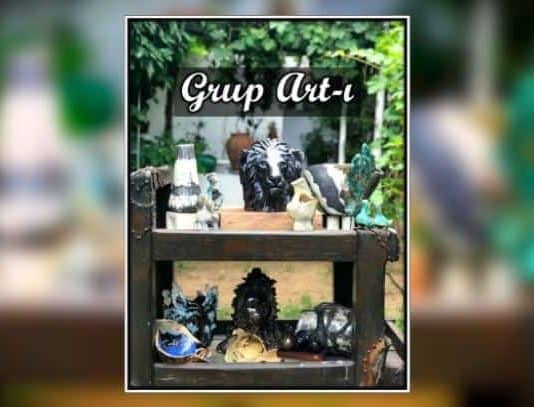 Grup Artı karma seramik sergisi Akyaka gökova marmaris muğla