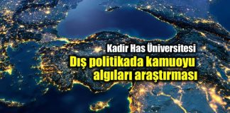 Kadir Has Üniversitesi 2018 dış politika kamuoyu algıları araştırması