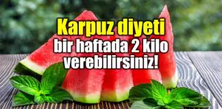 Karpuz diyeti ile bir haftada 2 kilo verebilirsiniz! Karpuz diyeti ile bir haftada 2 kilo verebilirsiniz!