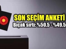 KONDA son seçim anketi: Erdoğan ve İnce oy oranları
