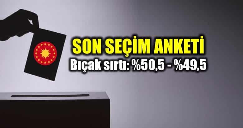 KONDA son seçim anketi: Erdoğan ve ince oy oranları