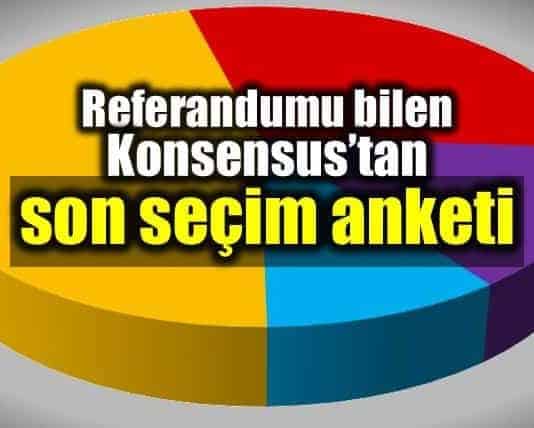 Konsensus en son seçim anketi: HDP baraj tehlikesinde!
