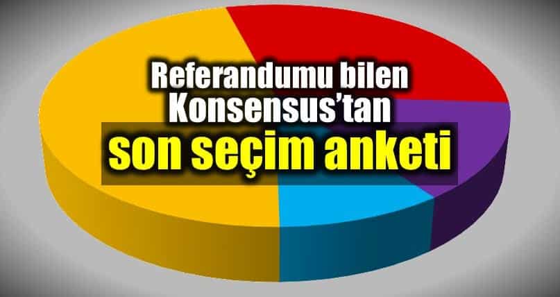Konsensus en son seçim anketi: HDP baraj tehlikesinde!