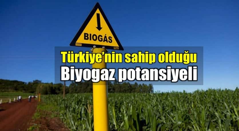 Türkiye sahip olduğu biyogaz potansiyeli