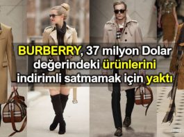 Burberry, ürünlerini indirimli satmamak için yaktı
