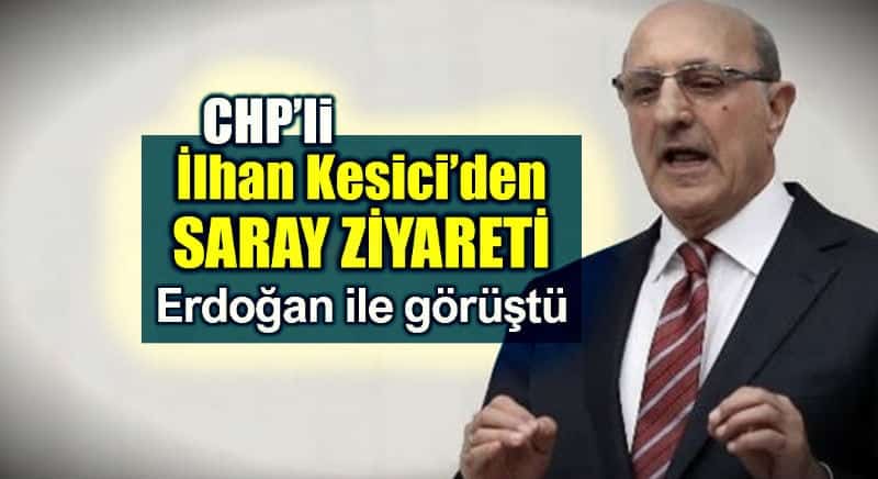 CHP ilhan Kesici, Erdoğan beştepe saray ziyaret