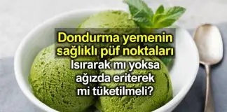 Dondurma ısırarak mı yoksa ağızda eriterek mi tüketilmeli? Dondurma ısırarak mı yoksa ağızda eriterek mi tüketilmeli?
