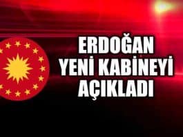 erdoğan yeni kabine bakanlar