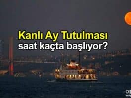 Kanlı Ay Tutulması Türkiye saat kaçta başlıyor?